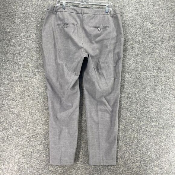 Cato Dress Pants Women 14 Gray High Rise Pleated Contemporary Rayon Pockets - Picture 2 of 10